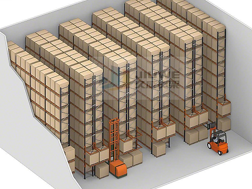 窄巷道貨架效果圖