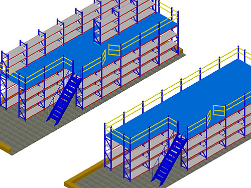 閣樓平面效果圖